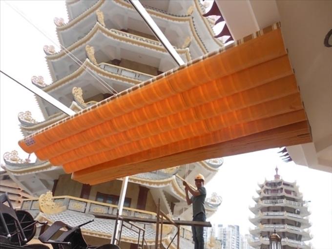 Tư vấn, thi công bạt che mưa, mái che nhà chùa giảng đường ở Hà Tĩnh 3.jpeg